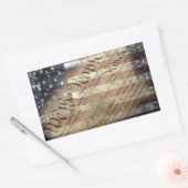 Wij zijn de mensen  Amerikaanse vlag Sticker (Envelop)