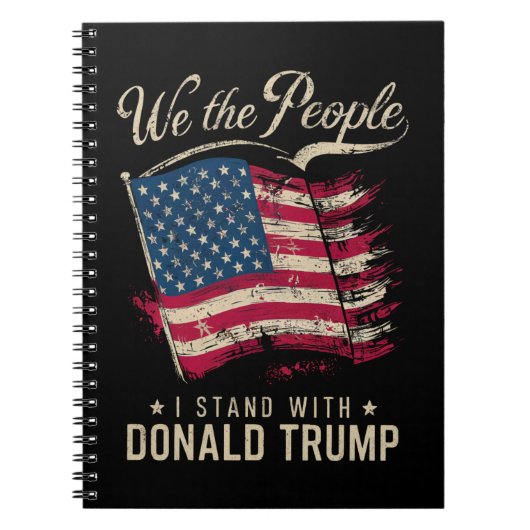Wij zijn de mensen die ik sta met Donald Trump Notitieboek (Voorkant)