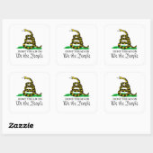 Wij zijn de mensen Gadsden Flag Sticker (Vel)