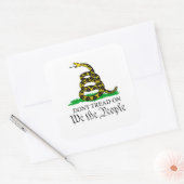 Wij zijn de mensen Gadsden Flag Sticker (Envelop)