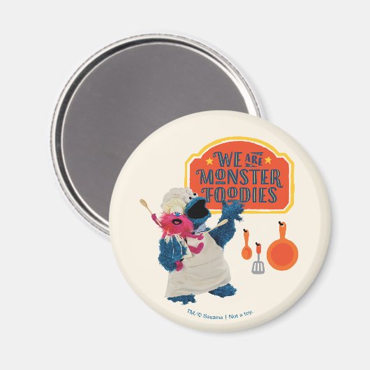 Wij zijn de Monster Foodies Magneet (Voorkant / Achterkant)