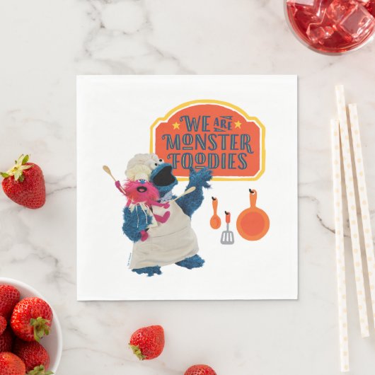 Wij zijn de Monster Foodies Servet (Insitu)