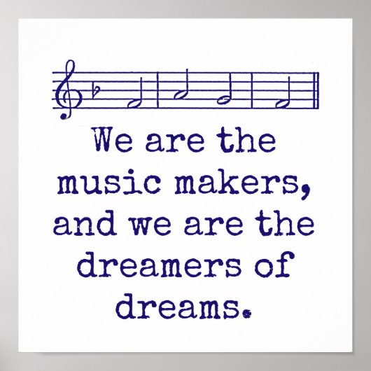 Wij zijn de muziekmakers - muziekprijsopgave poster (Voorkant)