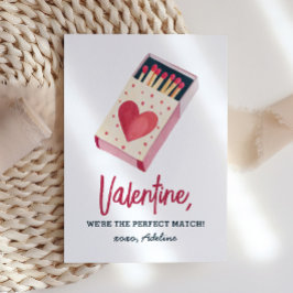 Wij zijn de Perfect Match Kinder Valentijnsdag Notitiekaartje