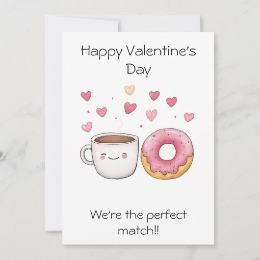 Wij zijn de perfecte match! – Schattige en punchy Kaart (Voorkant)