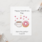 Wij zijn de perfecte match! – Schattige en punchy Kaart (Voorkant / Achterkant in situ)