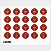 Wij zijn de Robots Ronde Sticker (Vel)