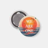 Wij zijn één Button magneet (Voorkant / Achterkant)