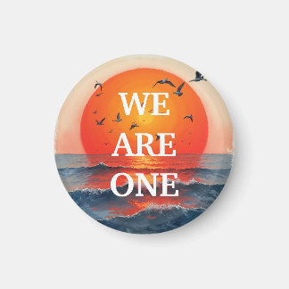 Wij zijn één Button magneet