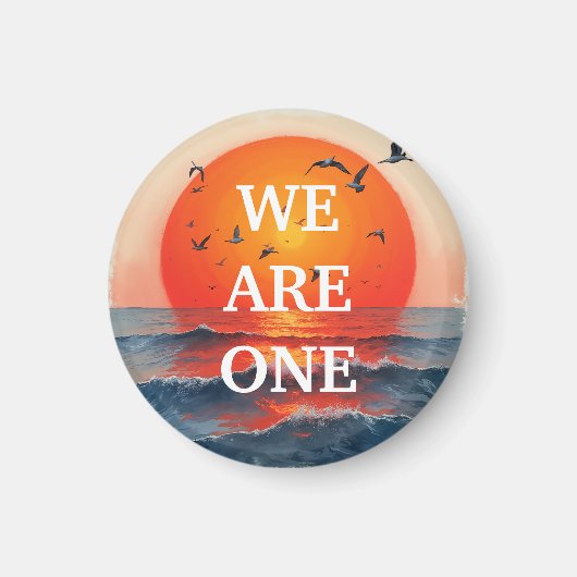 Wij zijn één Button magneet (Voorkant)