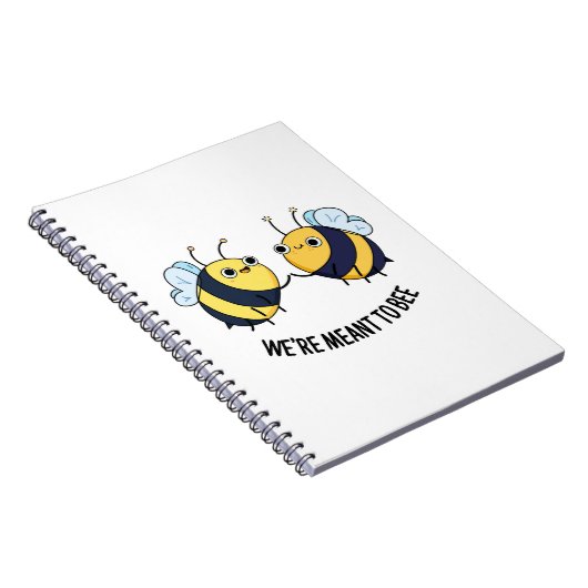 Wij Zijn Een Grappig Koppel Bijen Puntje Puntje Pu Notitieboek (Rechterzijde)