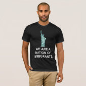 Wij zijn een natie van immigranten t-shirt (Voorkant volledig)