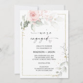 Wij zijn een Partij voor een Degaged Pink Gold Flo Kaart (Voorkant)