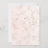 Wij zijn een Partij voor een Degaged Pink Gold Flo Kaart (Achterkant)