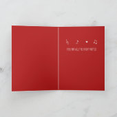 Wij zijn een perfecte mix Valentijn Feestdagen Kaart (Binnen)