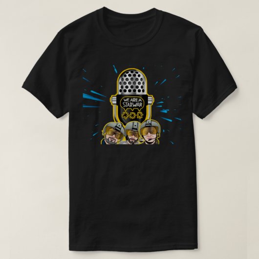 Wij zijn een SW microfoon T-shirt (Design voorkant)