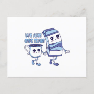 Wij zijn één team briefkaart