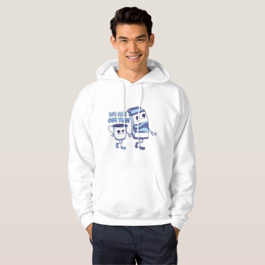 Wij zijn één team hoodie (Voorkant volledig)