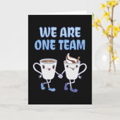 Wij zijn één team kaart (Gele Bloem)