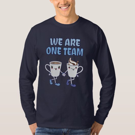 Wij zijn één team t-shirt (Voorkant)