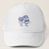 Wij zijn één team trucker pet (Voorkant)