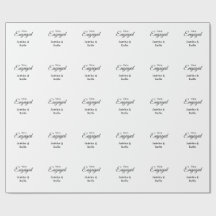 Wij zijn een verloofd koppelsnaam romantisch stijl