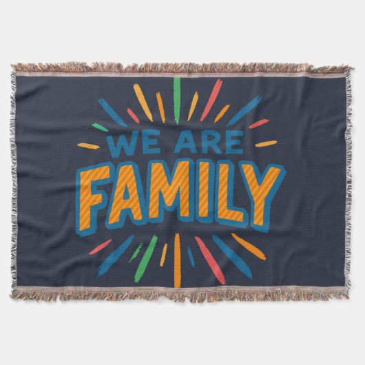 Wij zijn familie 1 deken (Voorkant)