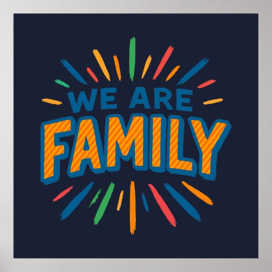 Wij zijn familie 1 poster (Voorkant)