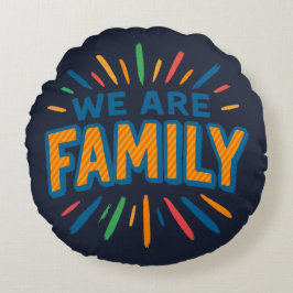 Wij zijn familie 1 rond kussen
