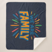 Wij zijn familie 1 sherpa deken (Voorkant)