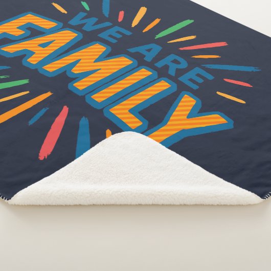 Wij zijn familie 1 sherpa deken (3/4)