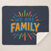 Wij zijn familie 1 sherpa deken (Voorkant (horizontaal))