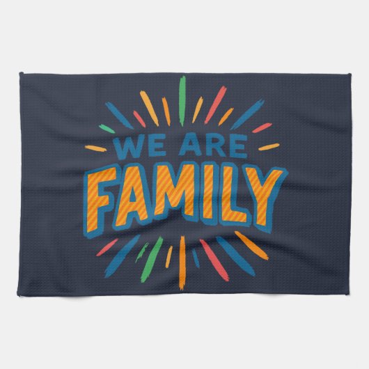 Wij zijn familie 1 theedoek (Horizontaal)