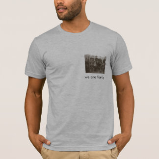 wij zijn familie teeshirt t-shirt