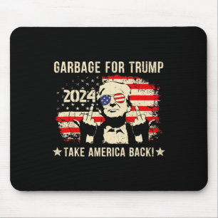 Wij zijn geen Garbyge Votetrump 2024 Trump support Muismat