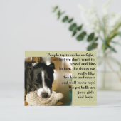 Wij zijn geen strijders briefkaart (Staand voorkant)