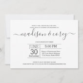 Wij zijn Geëngageerde Typografie Uw Verloving van Kaart (Achterkant)