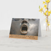 Wij zijn Gek allen Kaart (Gele Bloem)