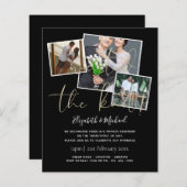 Wij Zijn Getrouwd Huwelijksaankondiging Uitnodigin (Voorkant / Achterkant)