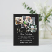 Wij Zijn Getrouwd Huwelijksaankondiging Uitnodigin (Staand voorkant)