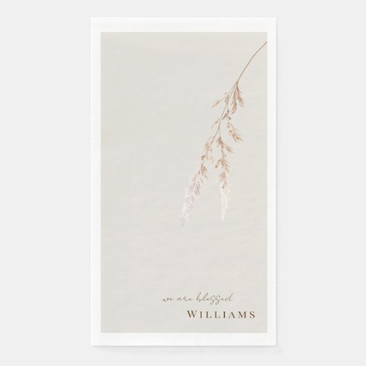 Wij zijn gezegend Custom Cocktail Servet (Voorkant)