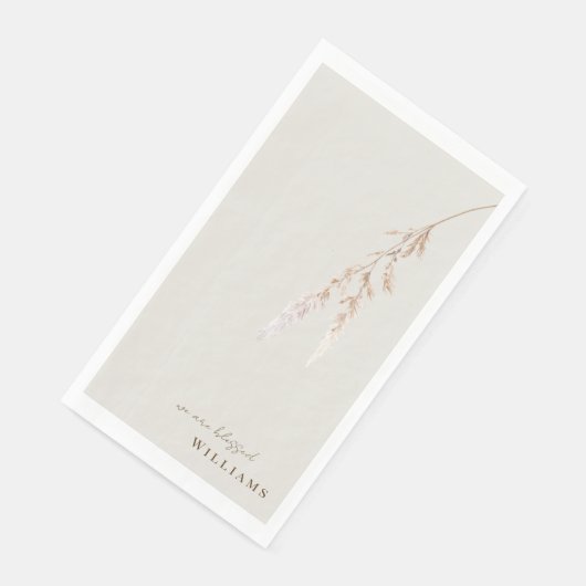 Wij zijn gezegend Custom Cocktail Servet (Hoek)