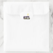 wij zijn GOUD Hart Sticker (Tas)