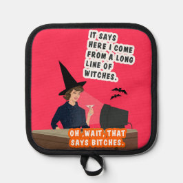 Wij zijn heksen. pannenlap