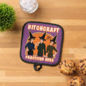 Wij zijn heksen. pannenlap (Top down)