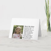 Wij zijn hem komen aanbidden Kerstkaart Feestdagen Kaart (Achterkant)