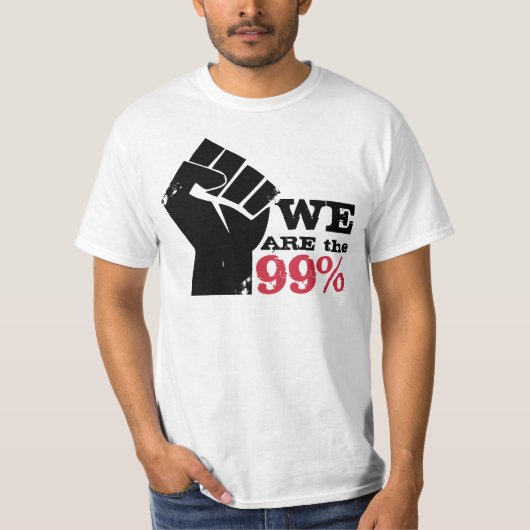 Wij zijn het 99% t Shirt (Voorkant)