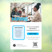 Wij zijn het inhuren toetreden tot ons team Custom Raamsticker (Vel 3)