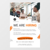 Wij zijn het inhuren van personeel aangepaste BUSI Raamsticker (Vel)