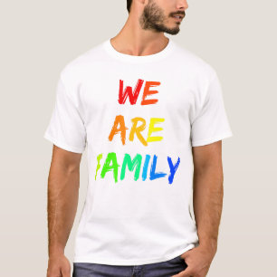 Wij zijn het ontwerp van de Regenboogzonneschijn v T-shirt